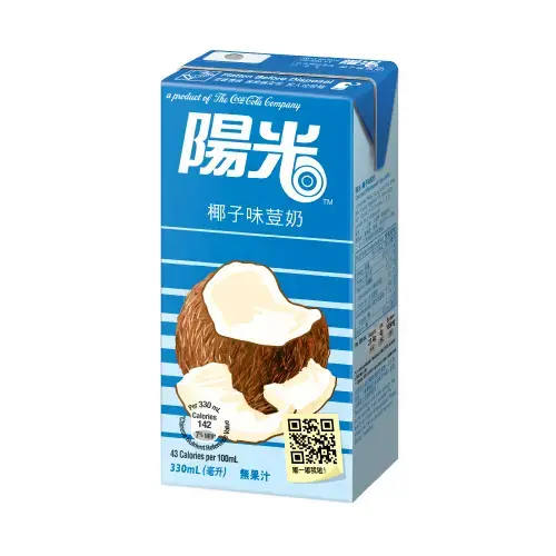 陽光椰子味荳奶330毫升